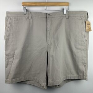 Duluth Trading Mens Flex Ballroom flex 5 Pocket 9" Shorts Khaki Size 48 NWT